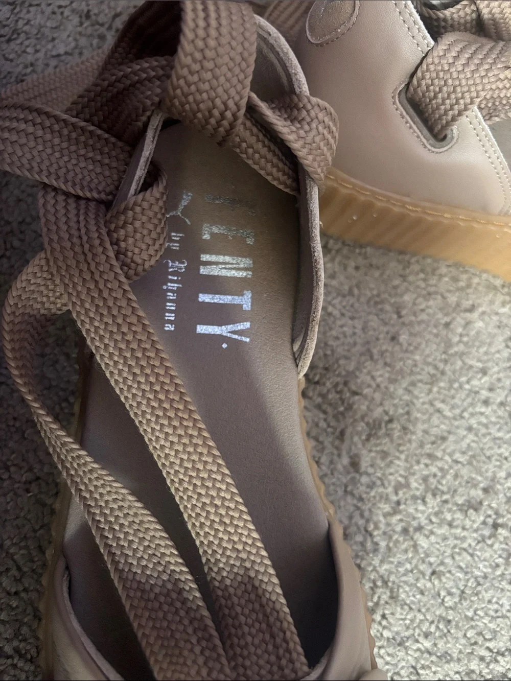 Platform Knot Espadrille Sandals in Taupe